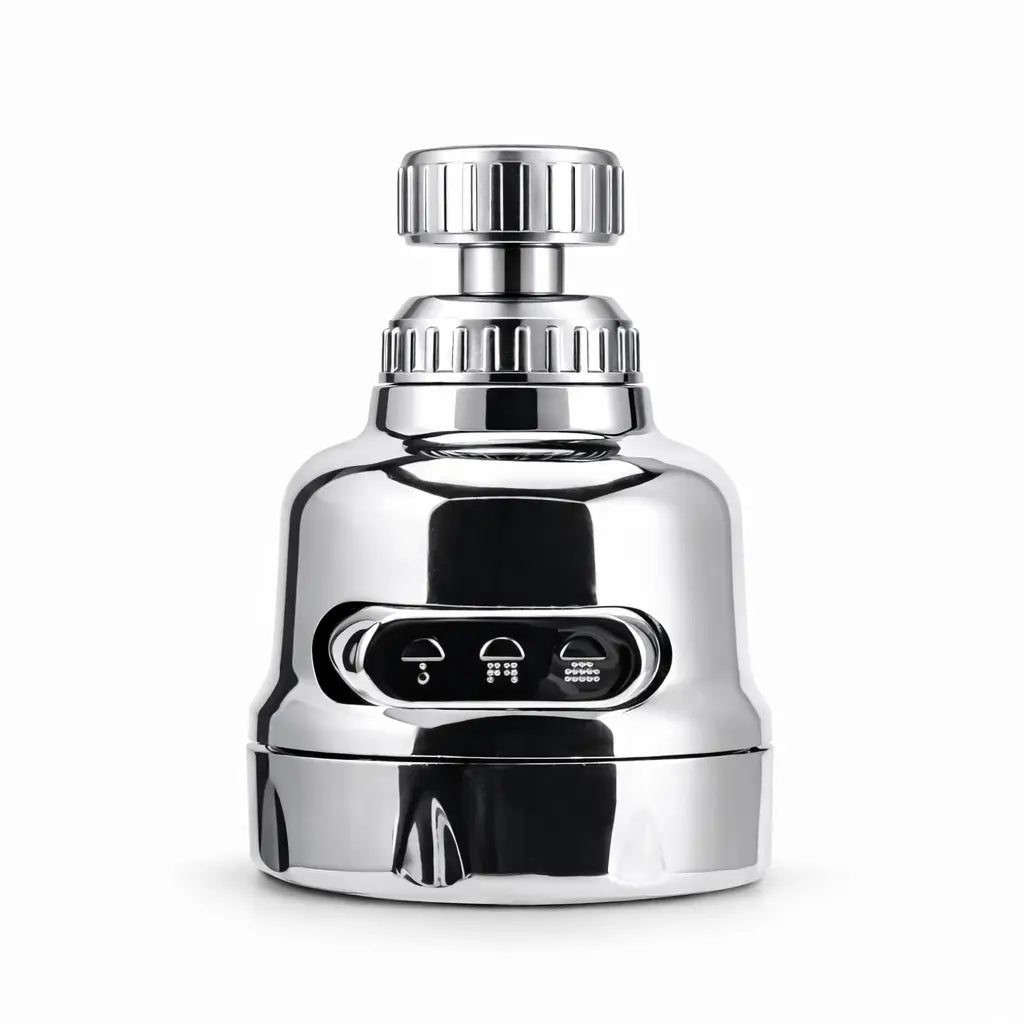 Extensie robinet Ferani Multijet — 3 moduri jet Turbo, Soft și Flex