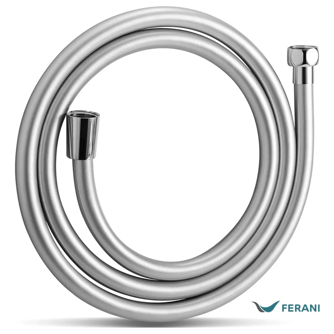 Furtun duș Ferani PVC flexibil 150cm cu conectori inox